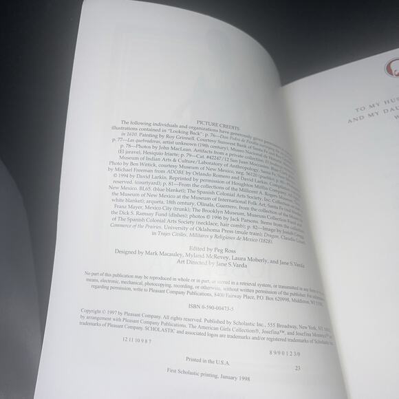 5 American Girl Collection Books Book One Samantha Kristen Molly Josefina Kaya - Picture 10 of 11